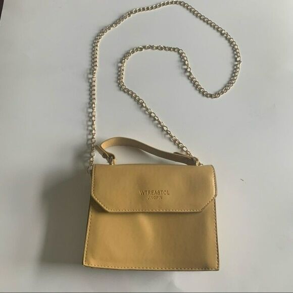 Jingpin Yellow Chain Strap Bag - Picture 1 of 8